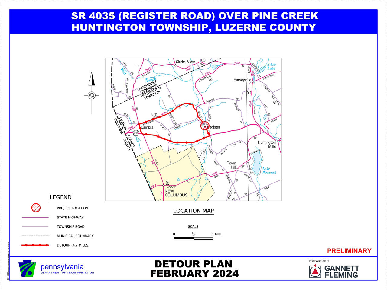 detour plan