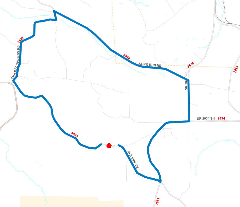 Route 2024 detour map