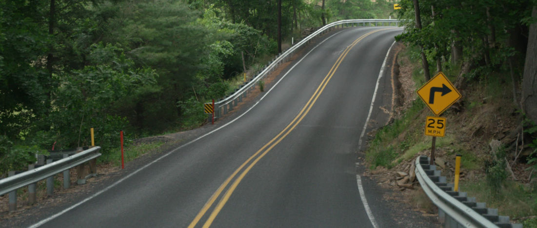 Bridge spanning tributary of Laurel Run