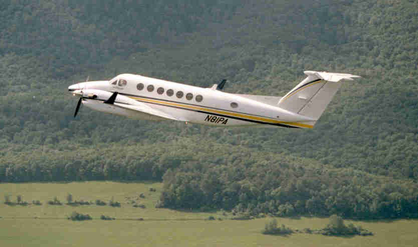 Pennsylvania state plane in flight