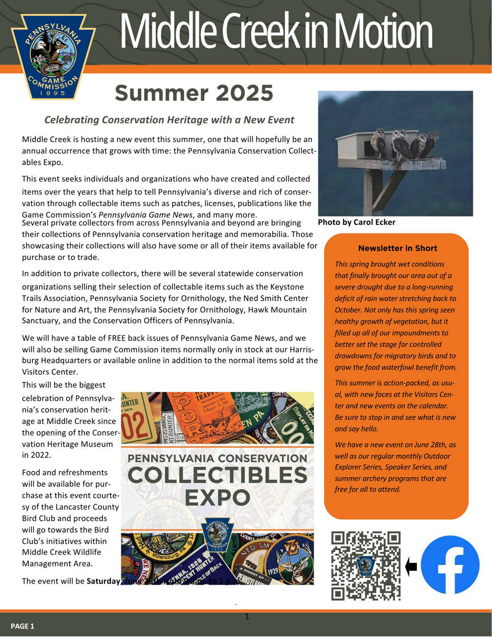 middle creek winter newsletter 2024