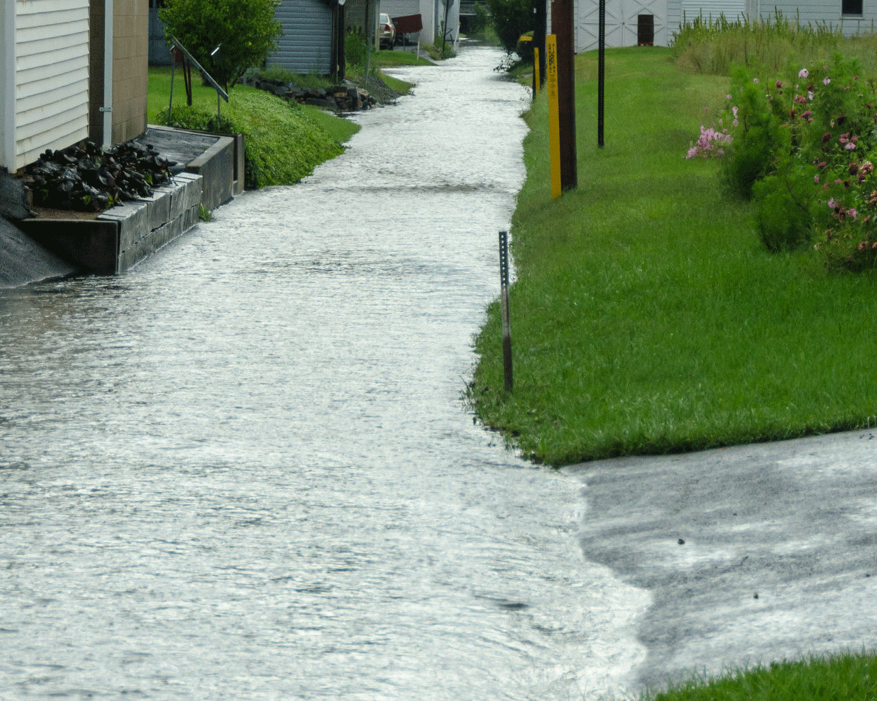 Picture of flooding in Milton from the Susquehanna River.