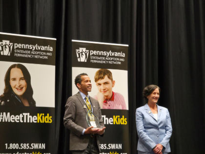 Sec. Arkoosh, Deputy Secretary Miller-Wilson present awards at the 34th Annual Pennsylvania Permanency Conference