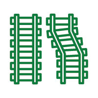illustration of train track