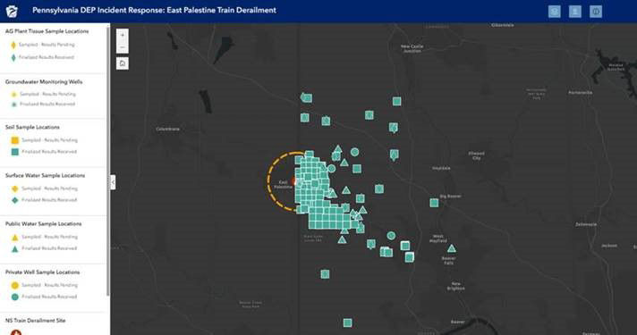 Train Derailment Map