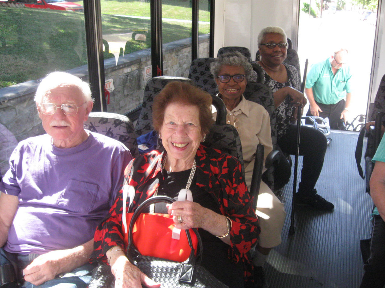 Seniors ride the Transnet Ambler