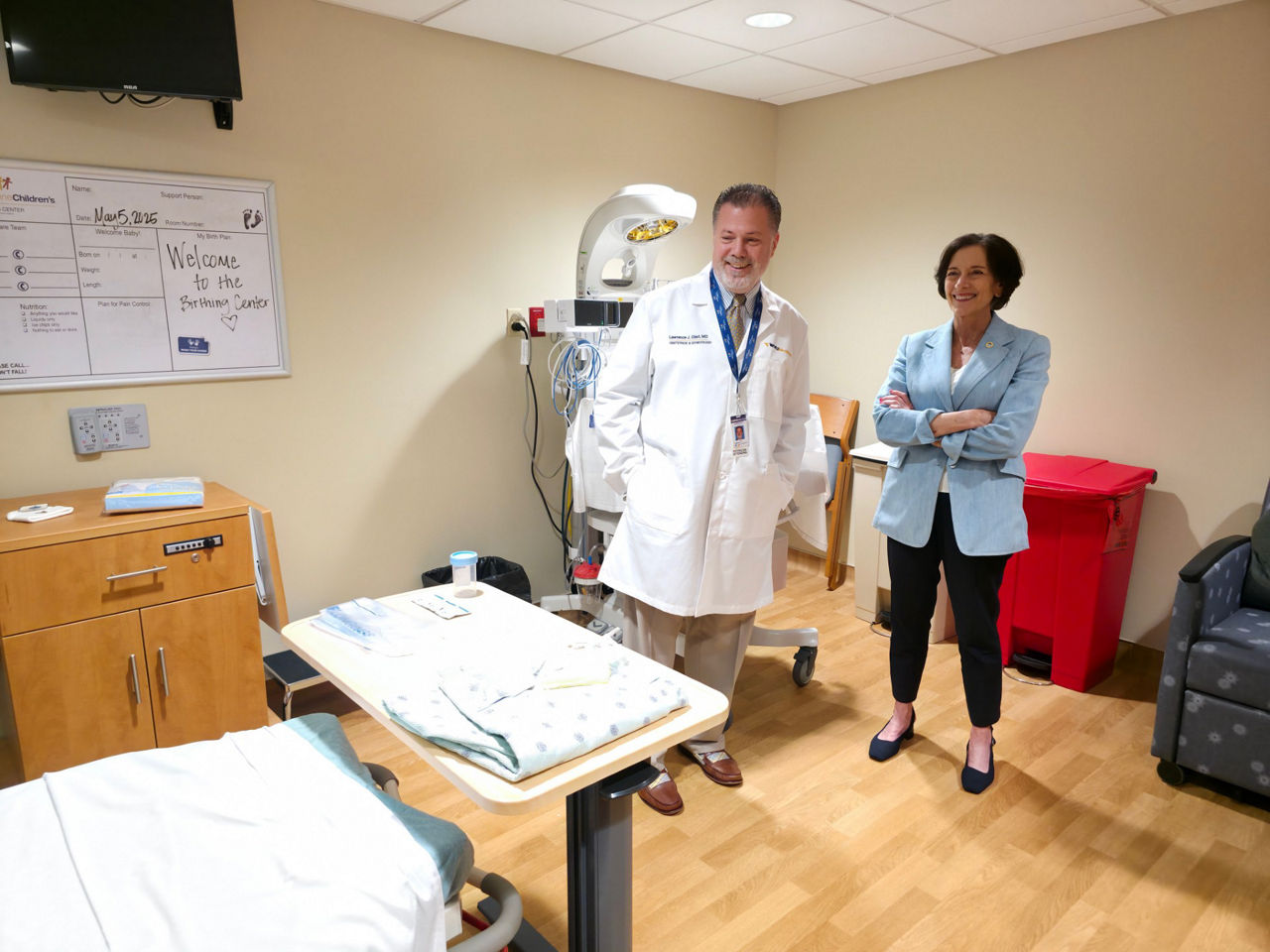 Secretary Dr. Val Arkoosh toured the newly-opened WVU Medicine Children’s Birthing Center at Uniontown Hospital