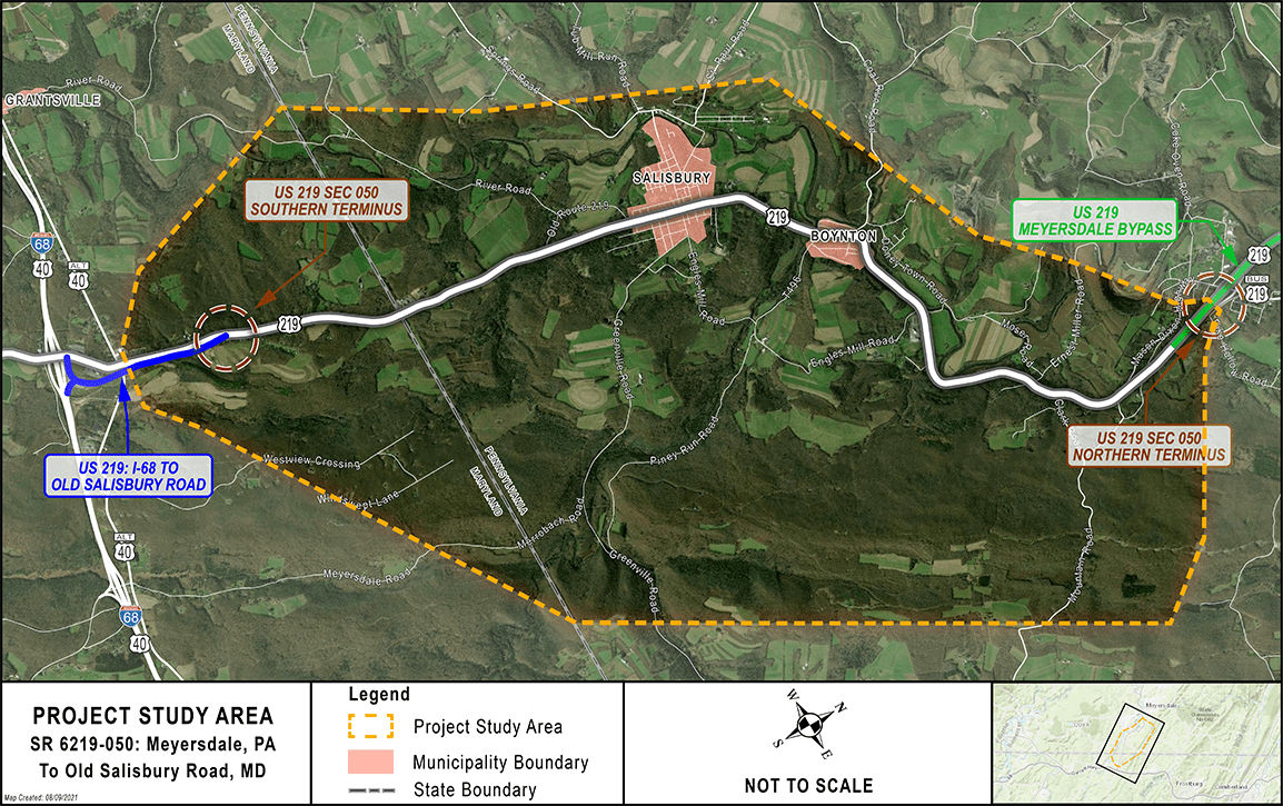 Project study area map