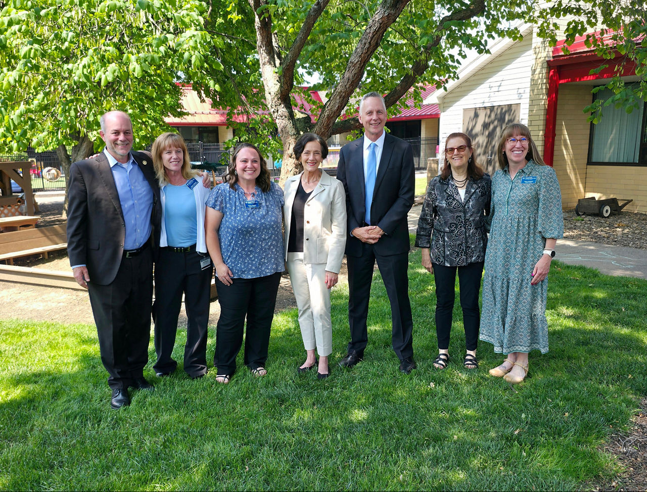Secretary Dr. Val Arkoosh visited The Robert & Maureen Dunham Children's Learning Center at the Pennsylvania College of Technology