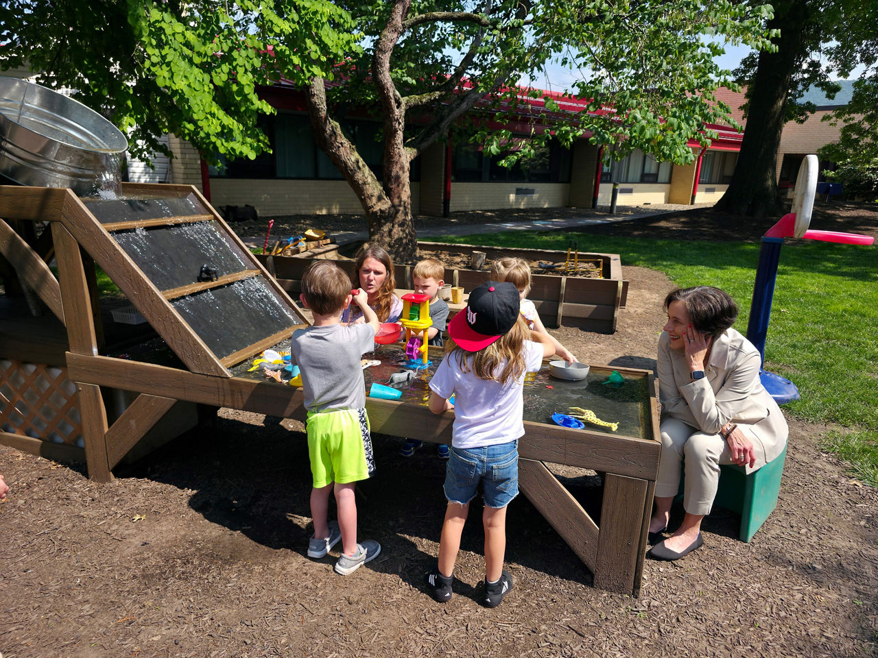 DHS Secretary Arkoosh visited The Robert & Maureen Dunham Children's Learning Center at the Pennsylvania College of Technology