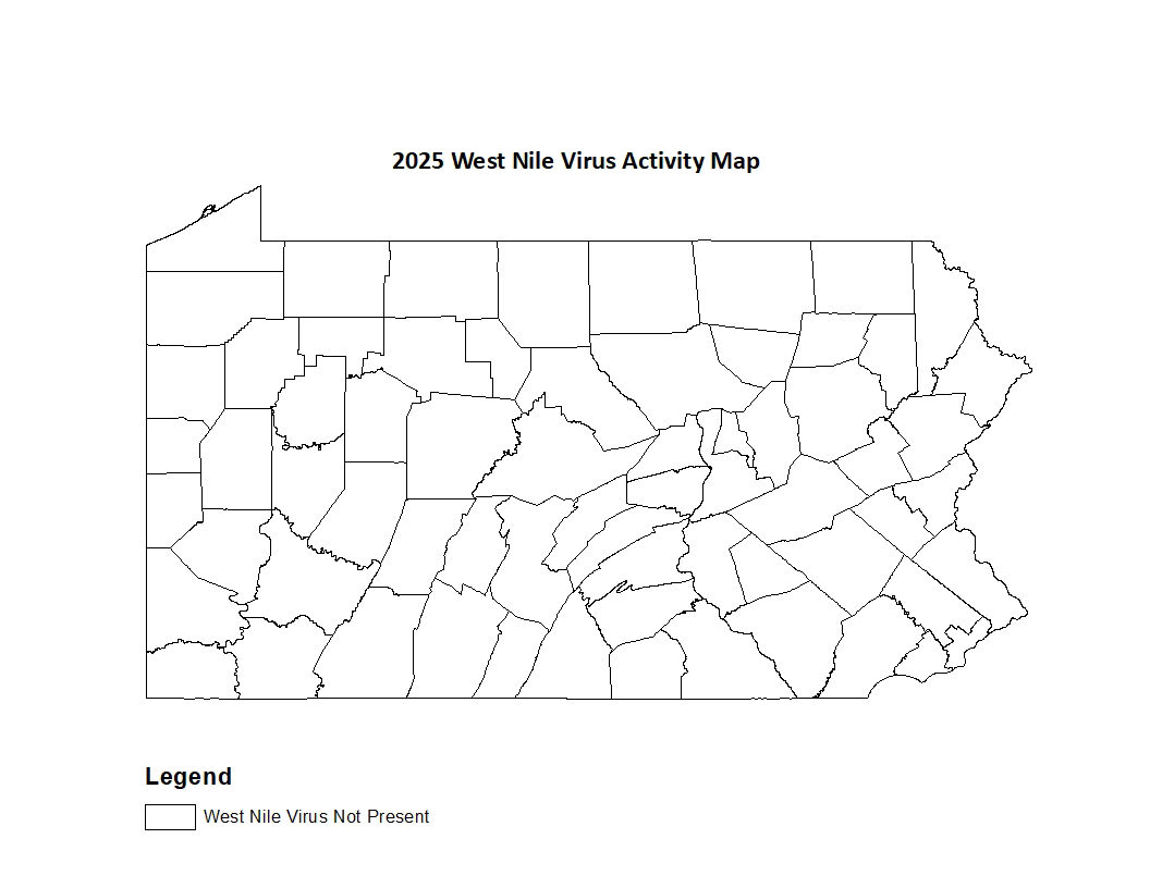 2025 West Nile Virus Activity Map
