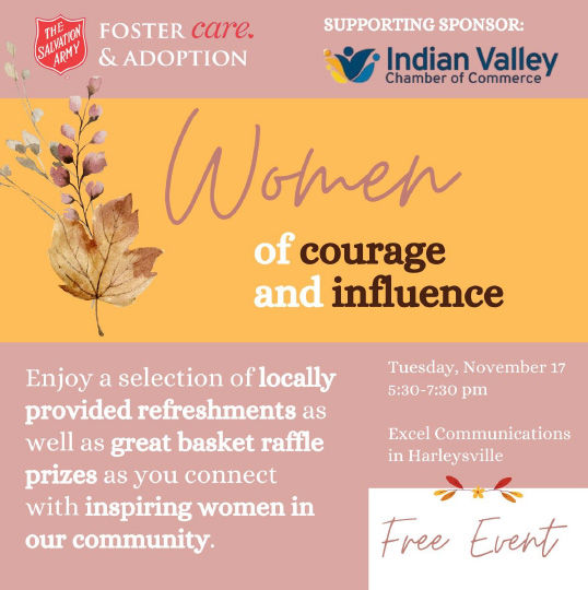 Women of Courage and Influence Event Flyer