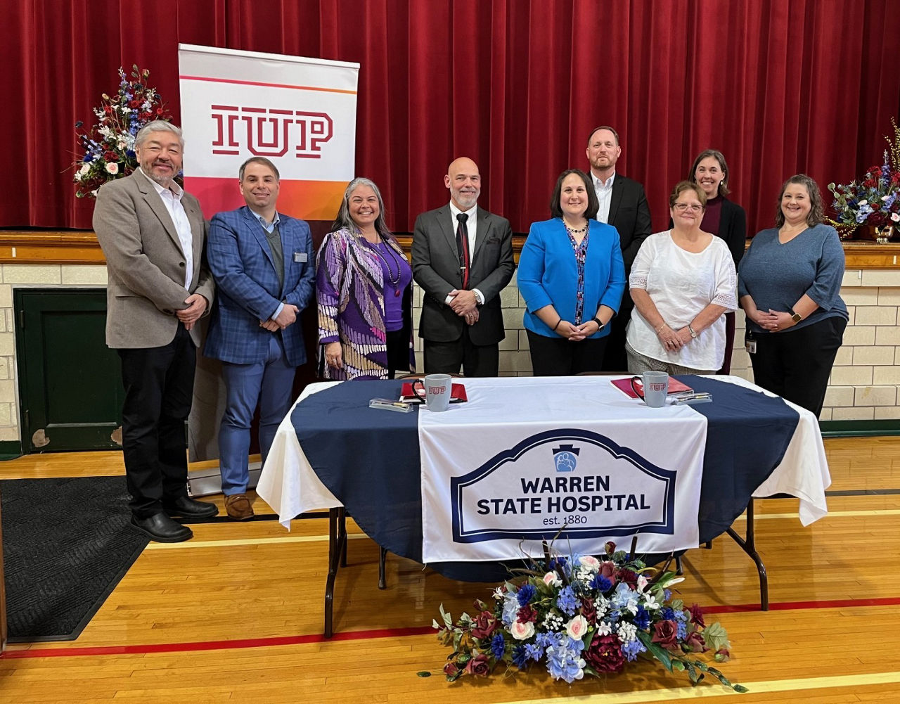 DHS joined leadership from IUP to announce the signing of a clinical training affiliation agreement with Warren State Hospital 