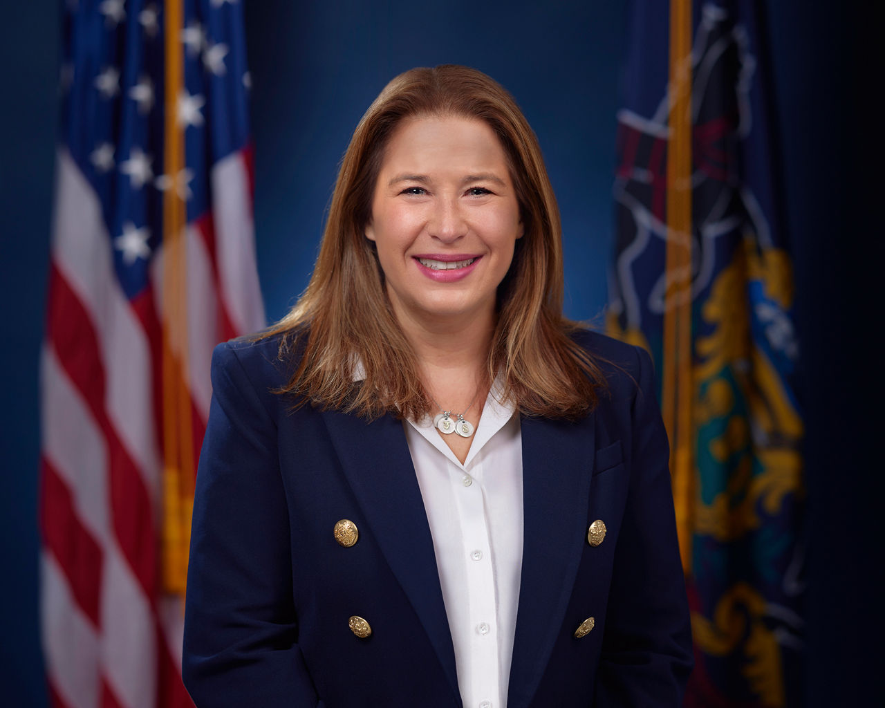 A headshot of First Lady Lori Shapiro