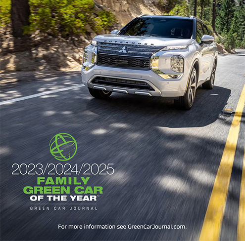 Mitsubishi Outlander PHEV Familiy Green Car of the Year