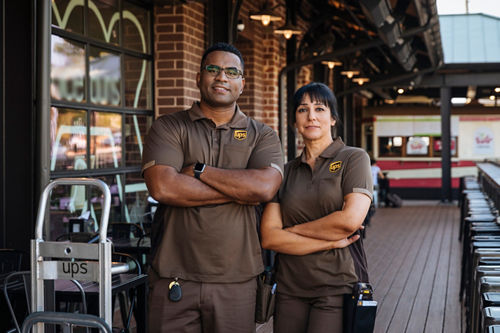 Two UPS employees