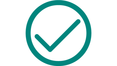 Circle with check mark 
