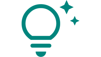 Lightbulb with stars 
