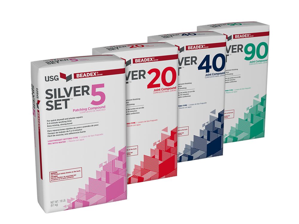 Beadex® Brand Silver Set™ 40 Joint Compound — USG