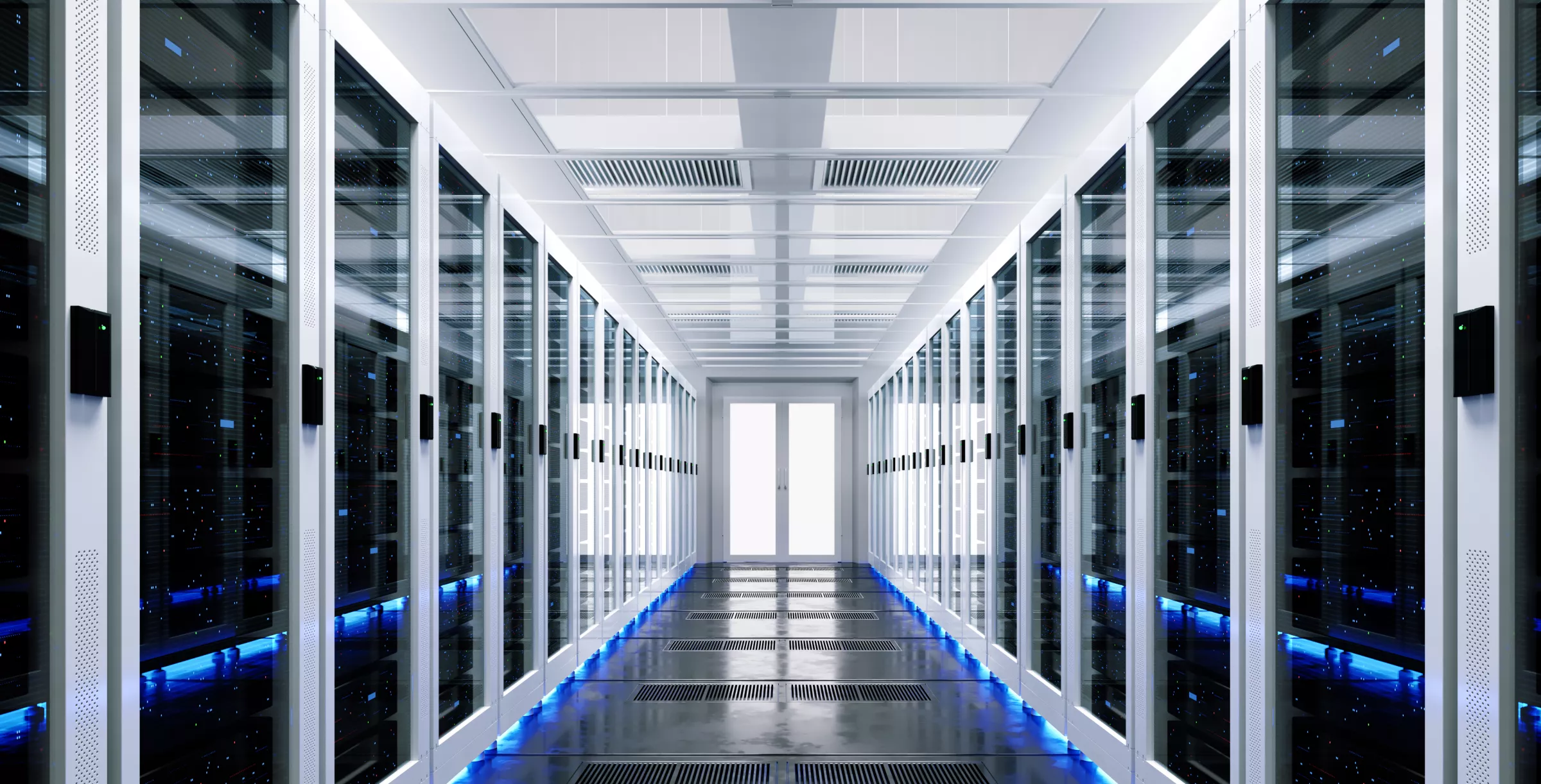 Data Center | Server Rack Center | iStock 1163977933