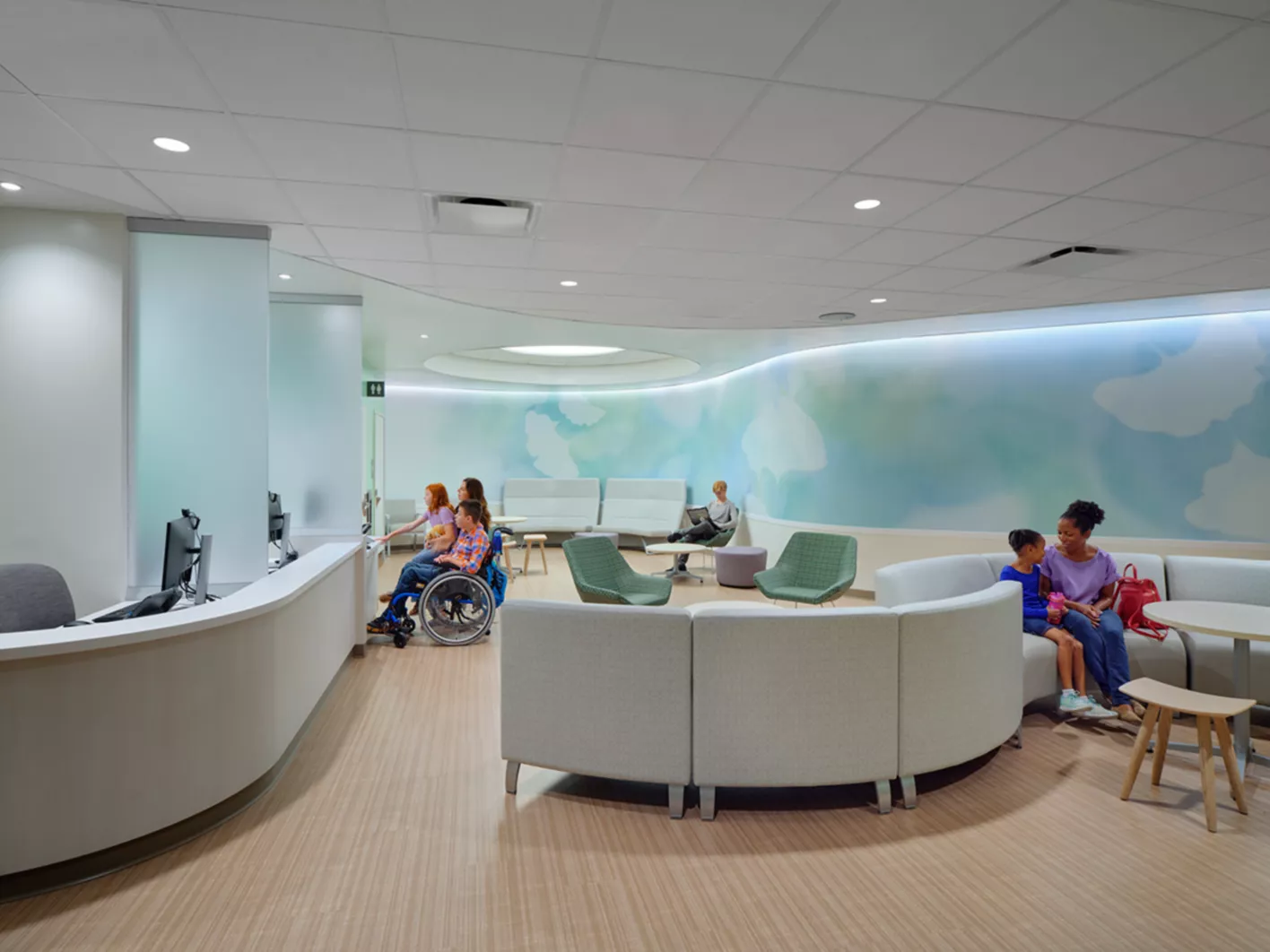 USG Mars™ Acoustical Panels Cincinnati Children's Hospital - College Hill Architect: GBBN Photo: © Ryan Kurtz Photography LLC