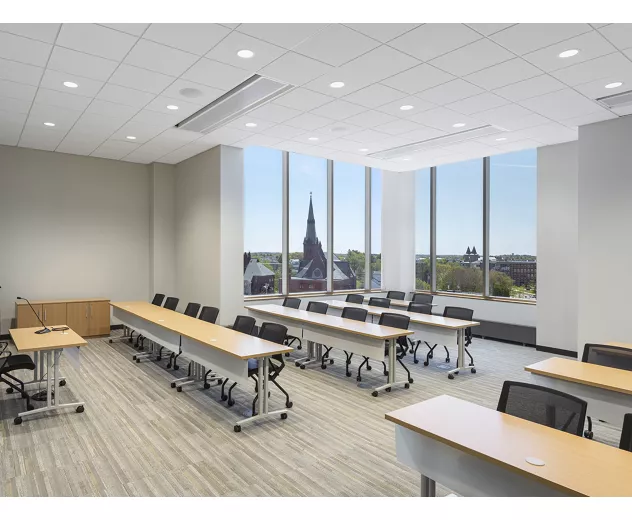 USG - Mars™ High-NRC/High-CAC Acoustical Panels - USG Mars? Acoustical Panel, Lowell Justice Center in Lowell, MA, Architect: Finegold Alexander Architects, Photo: © Anton Grassi