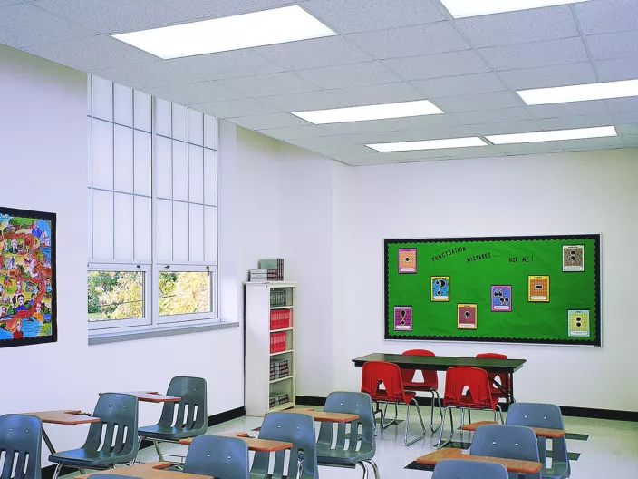 USG Radar™ Education Acoustical Panels with ClimaPlus™ Performance