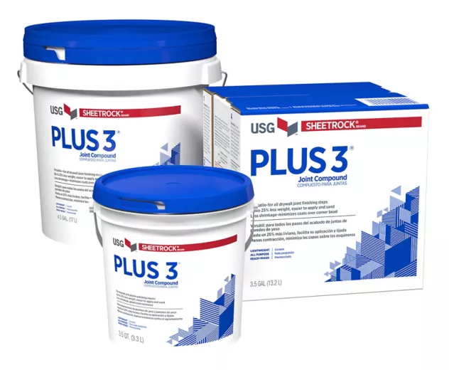 USG - Sheetrock® Brand Plus 3® Joint Compound - USG Sheetrock® Brand Plus 3® Joint Compound