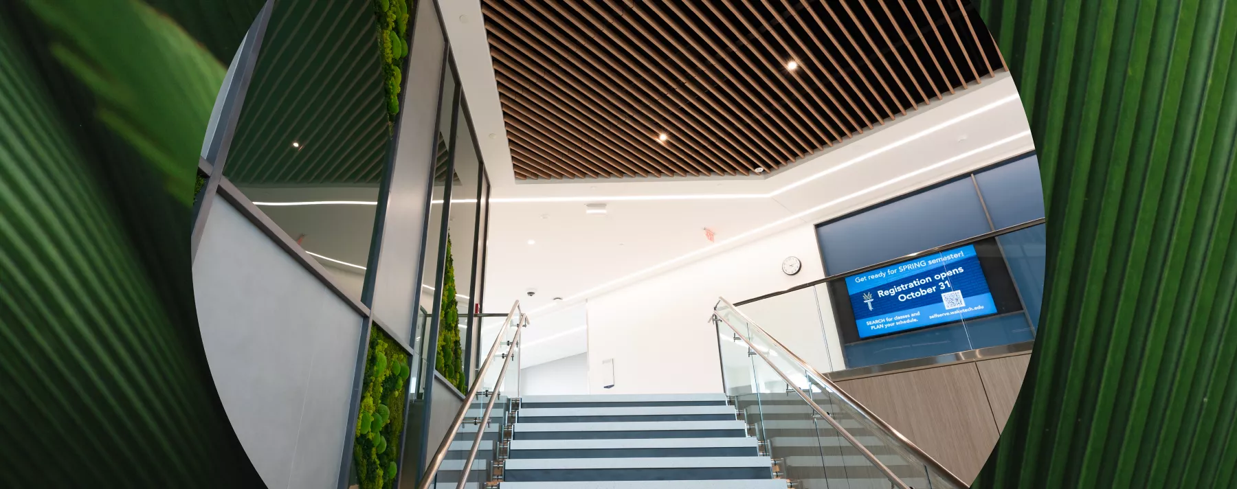 Barz®  - Open Plenum Modular Acoustic Baffles, Wake Technical Community College, Architect: BSA LifeStructures, Photo: Fungi Media © USG Interiors, LLC