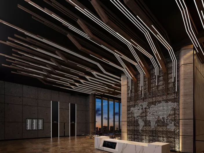 USG Brilliance™ | Finish: S-37 Dark Jatoba | Image © USG