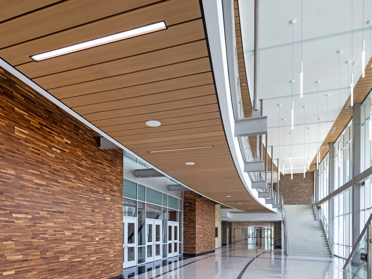 USG Paraline® Plus Linear Metal Systems, USG Drywall Suspension, Architect: VLK Architects, Photo: © Chad M. Davis, AIA