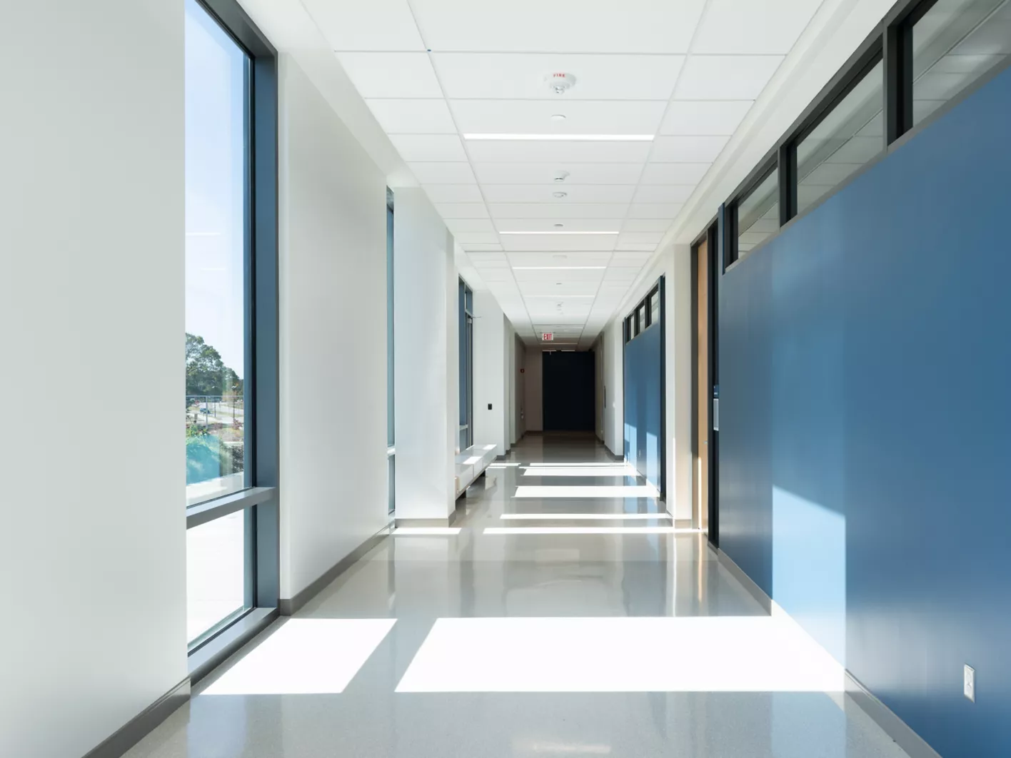 USG Halcyon™ Acoustical Panels +  USG Donn® Brand DX®/DXL™ Acoustical Suspension System, Wake Technical Community College, Architect: BSA LifeStructures, Photo: Fungi Media © USG Interiors, LLC.