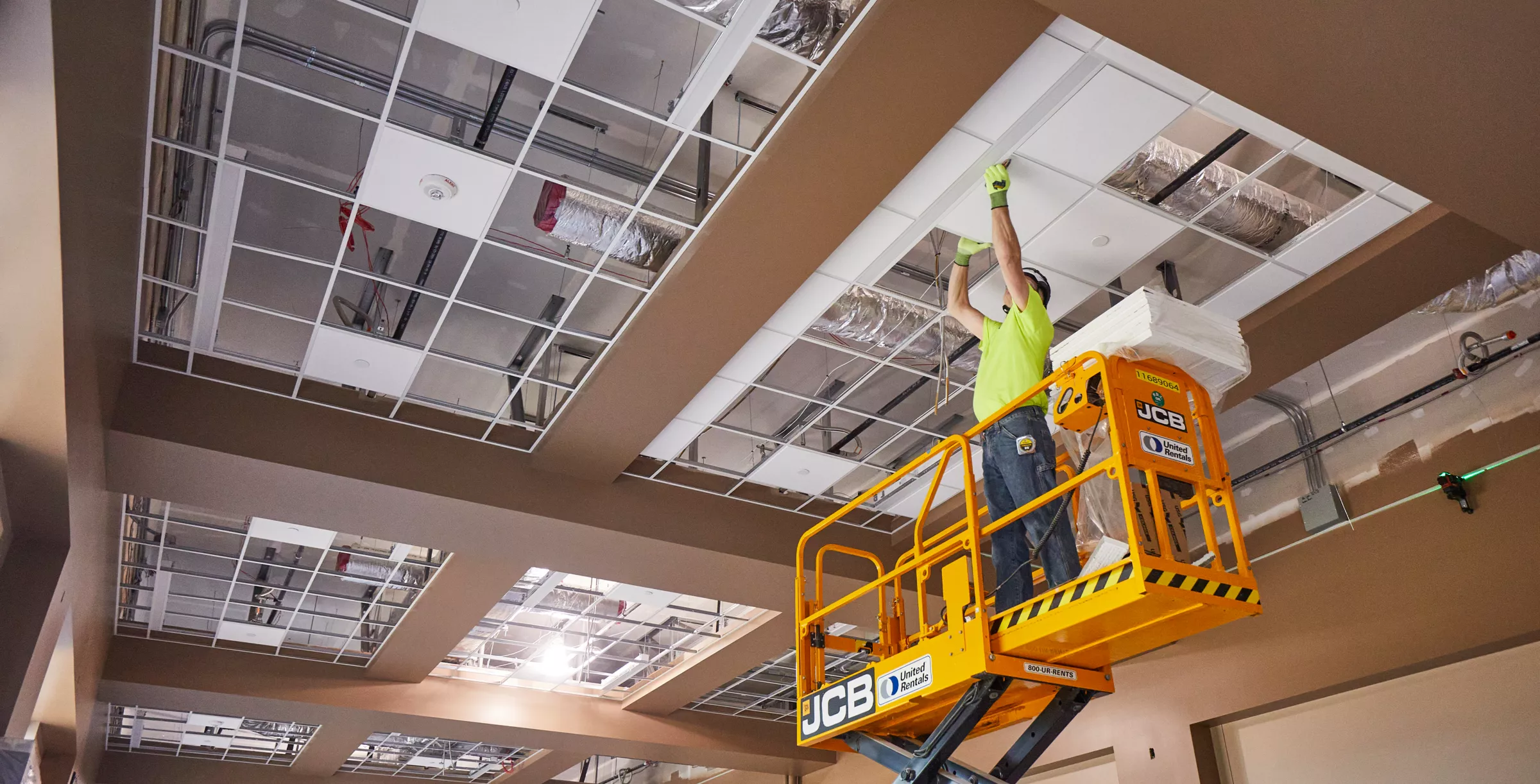 USG Acoustical Panels and Suspension System Installation