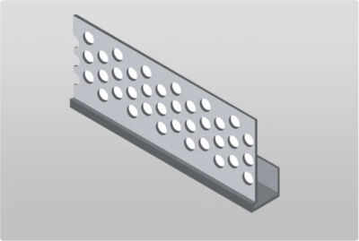 USG - Reborde plástico "J" para tablero de 1/2" de 3.05m