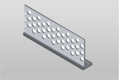 USG - Reborde plástico "L" para tablero de 1/2" de 3.05m