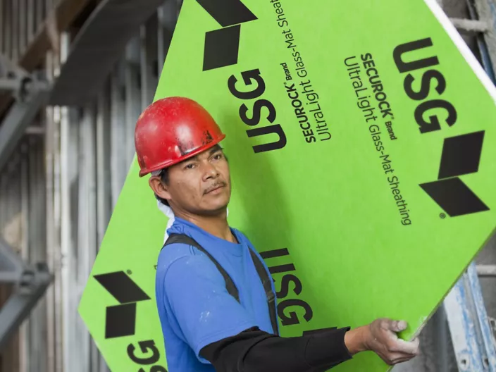 USG Securock Ultralight Glass Mat Sheathing 