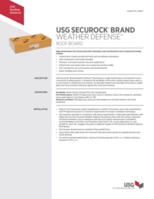Oh, Hail? No: USG Securock® Brand’s Defense Against Very Severe Hail (VSH)
