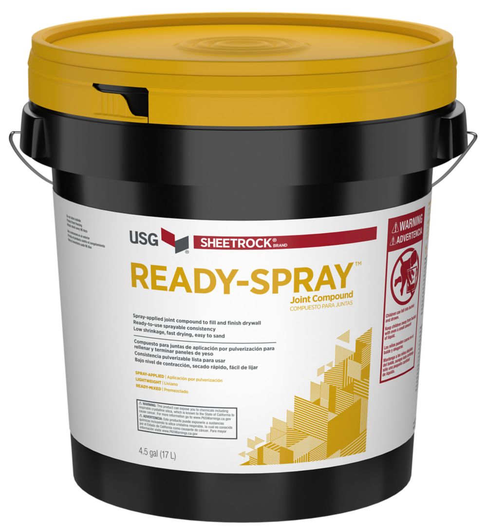Sheetrock® Brand Ready-Spray™ Joint Compound — USG