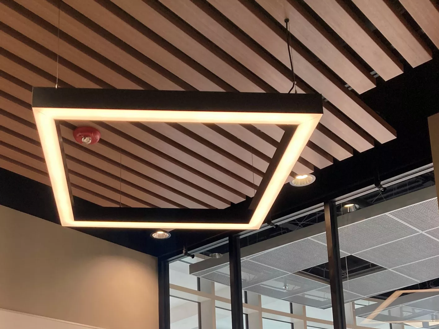 USG Ceilings Plus® Barz® Open Plenum Modular Acoustical, Architect: Southern Adventist University, Photo: © USG Interiors LLC