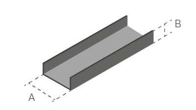 USG - USG STEELROCK® Canal de amarre calibre 26 - USG STEELROCK® Canal de amarre calibre 26