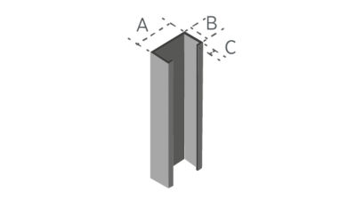 USG - USG STEELROCK® Poste calibre 26 - USG STEELROCK® Poste calibre 26