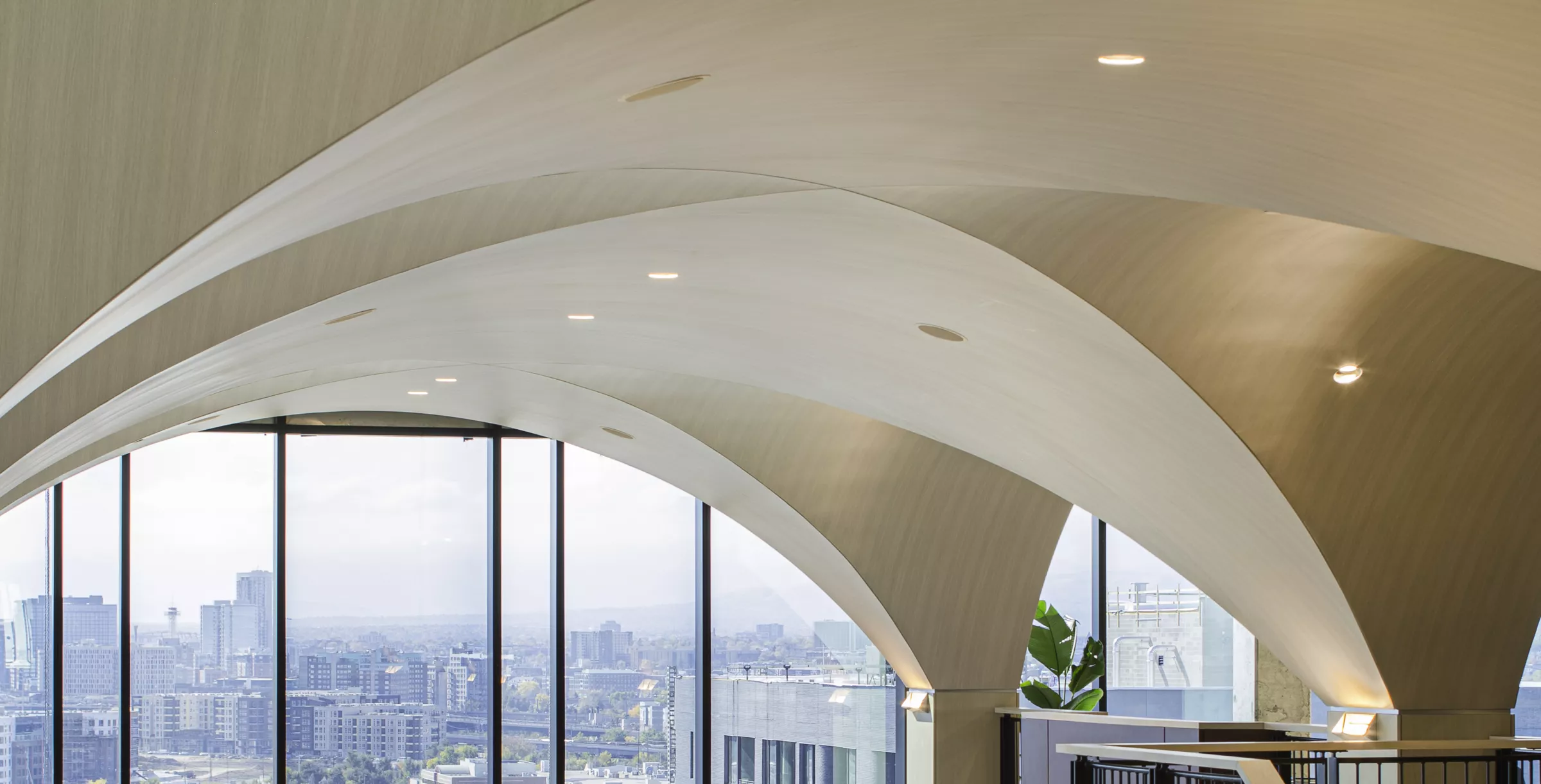USG Drywall Suspension System Curved Ceilings, Architect: Davis Partnership Architects, Photo: © Brian C. Grimes
