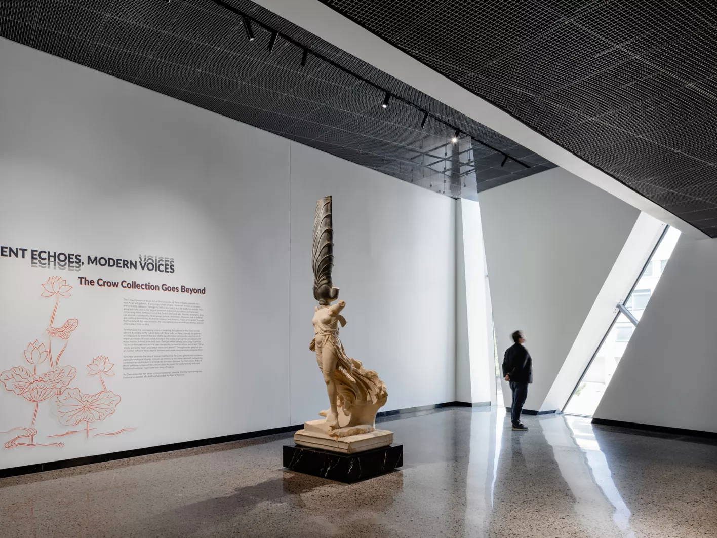USG WireWorks™ Open Cell Ceilings Panels, Architect: Morphosis, Photo: © Mauricio Rojas
