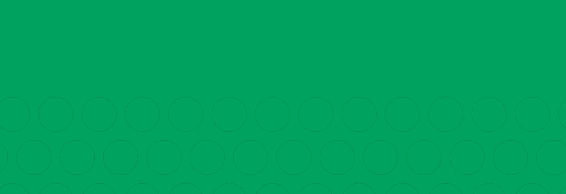 Rows of small dark green circles on green background
