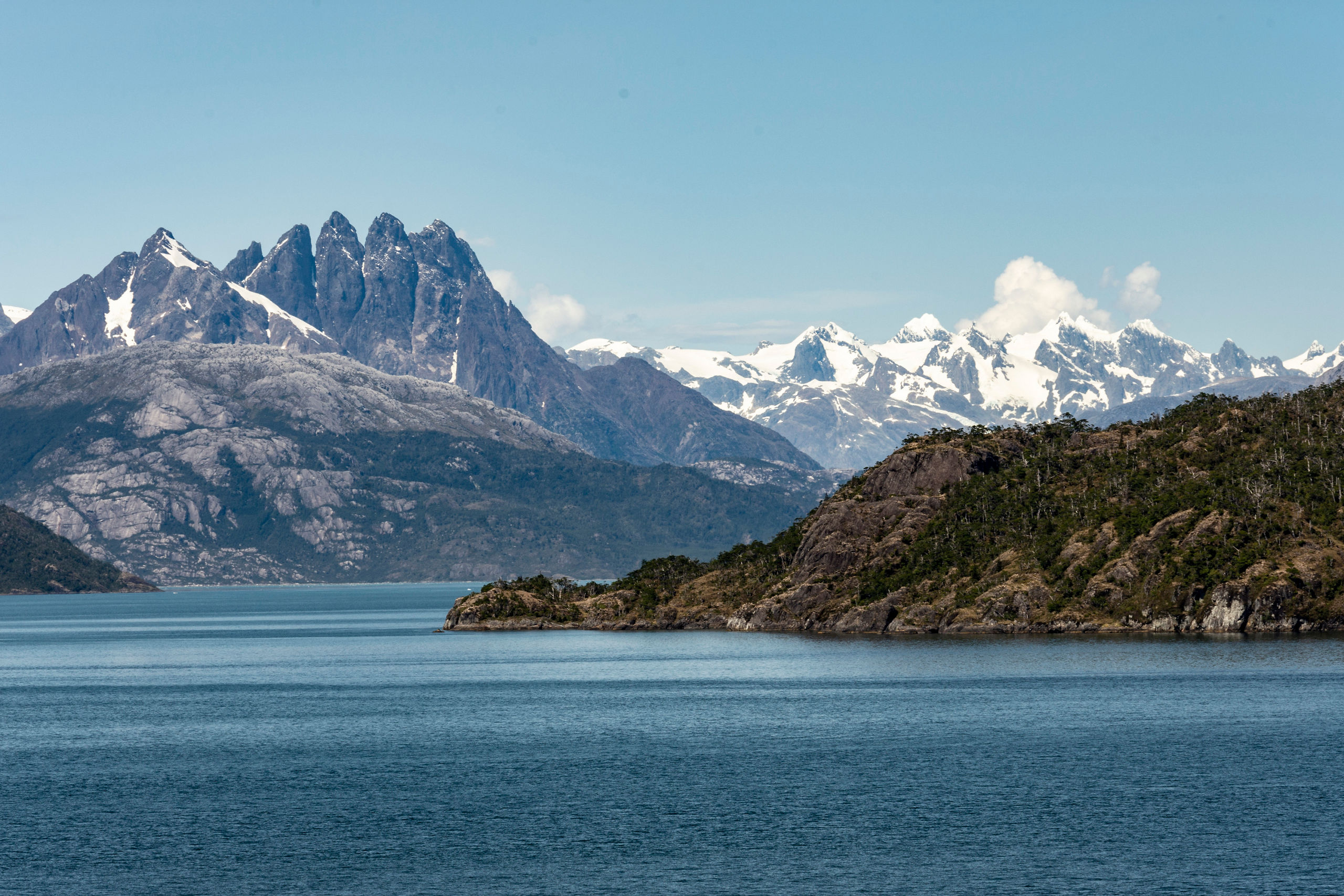 Amalia Glacier Fjord Channel Chile