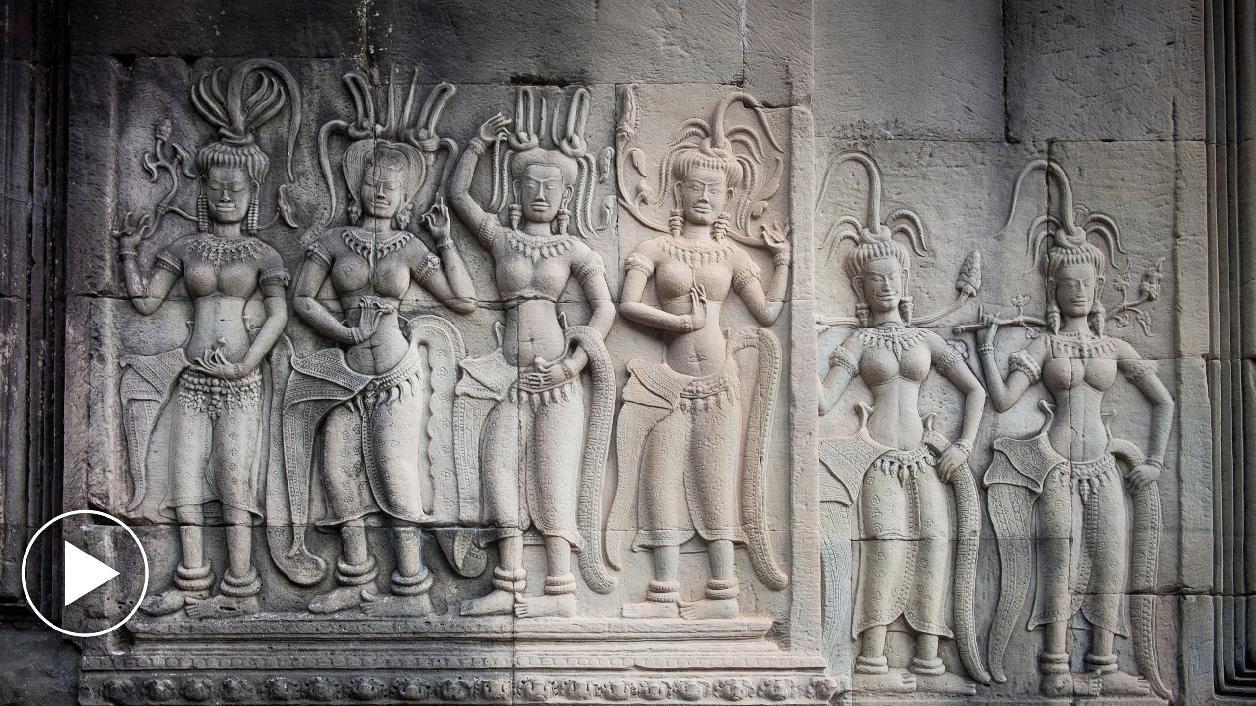 Apsara Dancers Sculpture Angkor