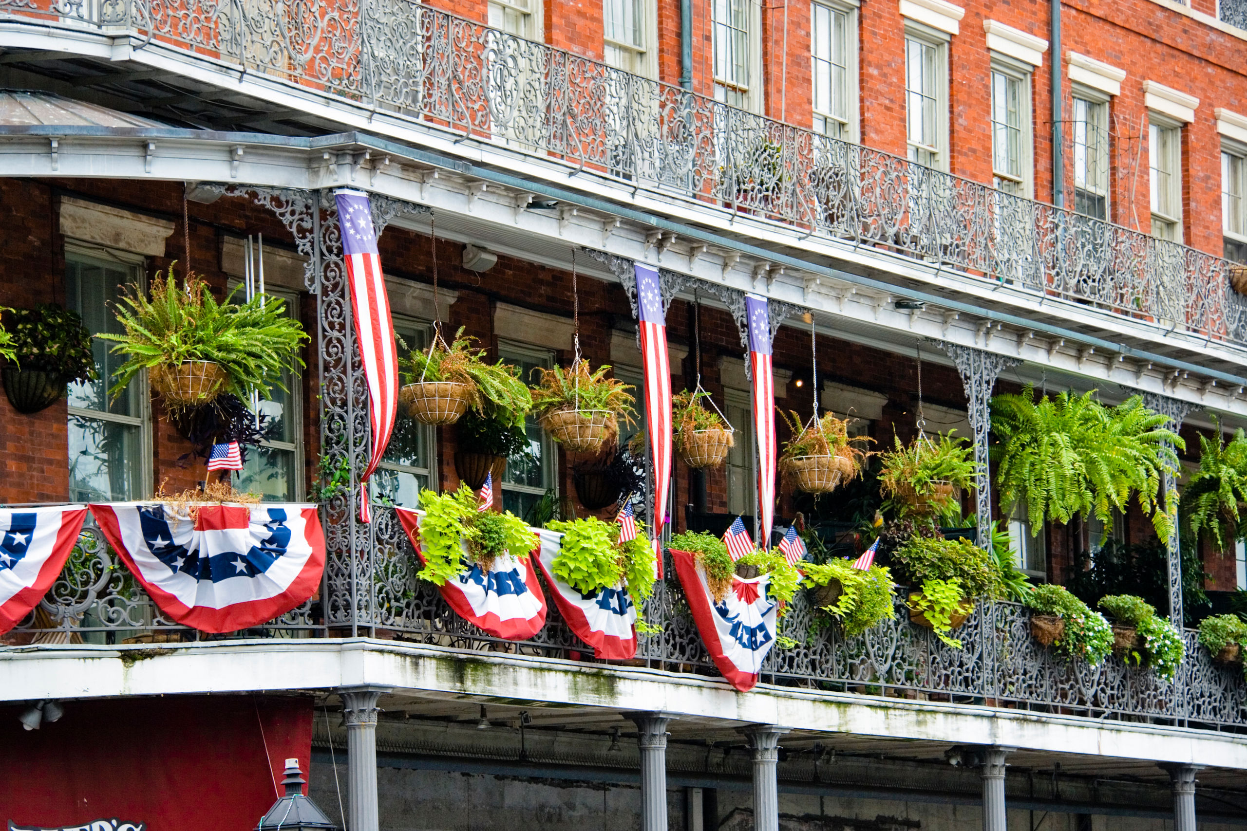 Balcony French Quarter Building New Orleans