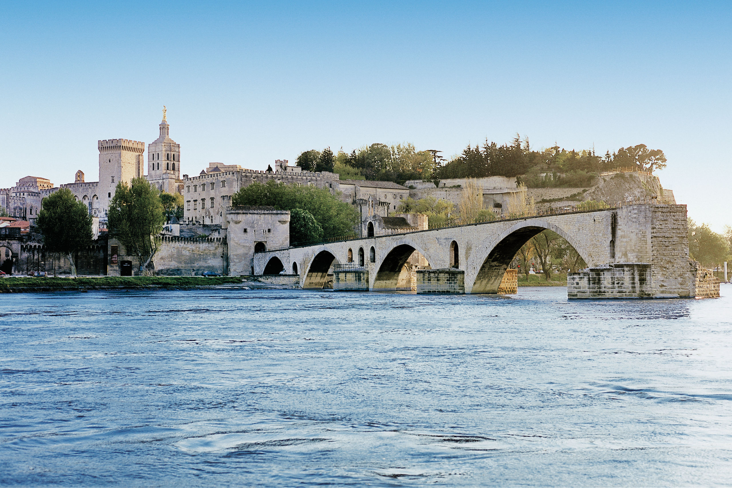 Benezet Bridge Rhone River Avignon