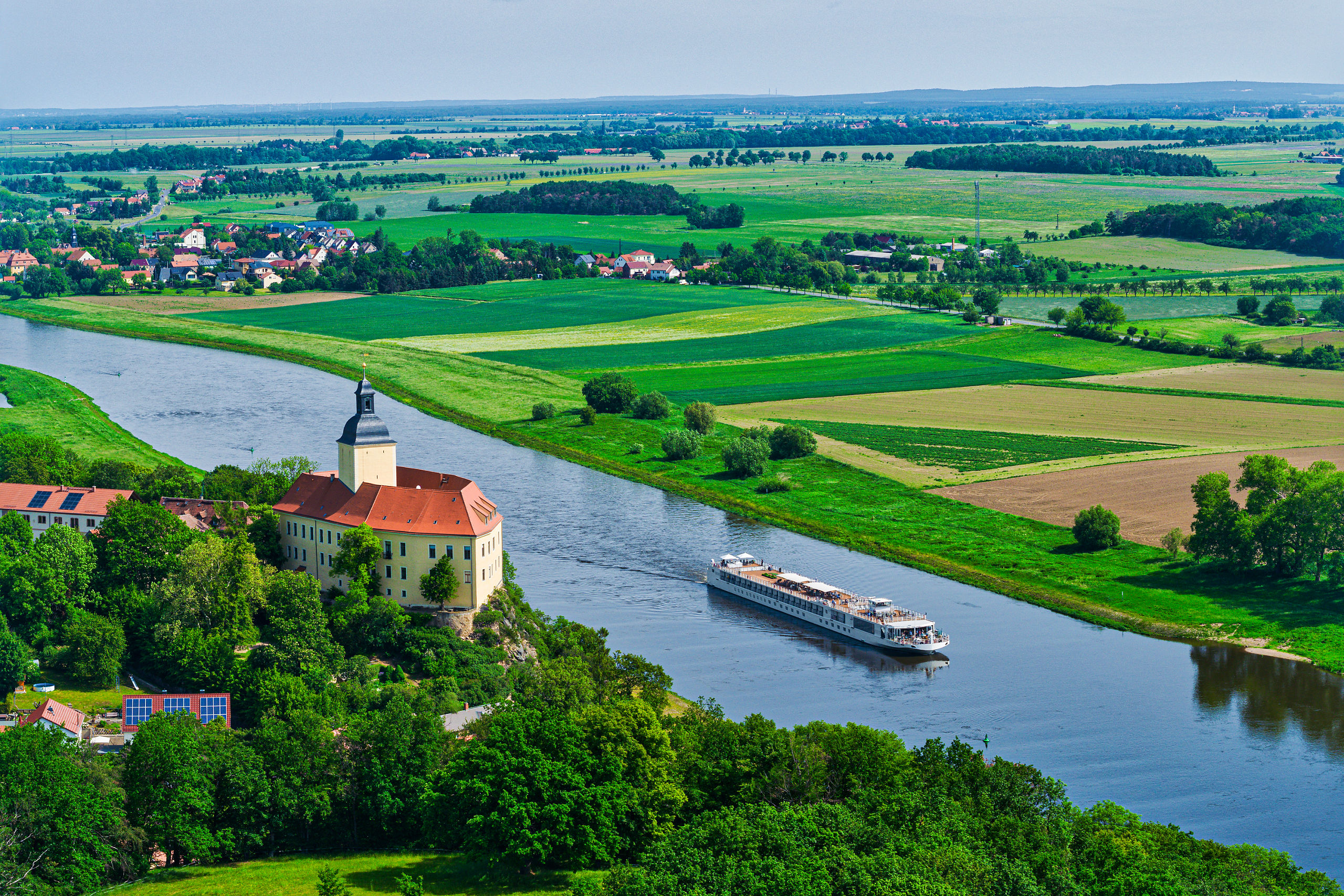 Beyla Castle Elbe River Germany