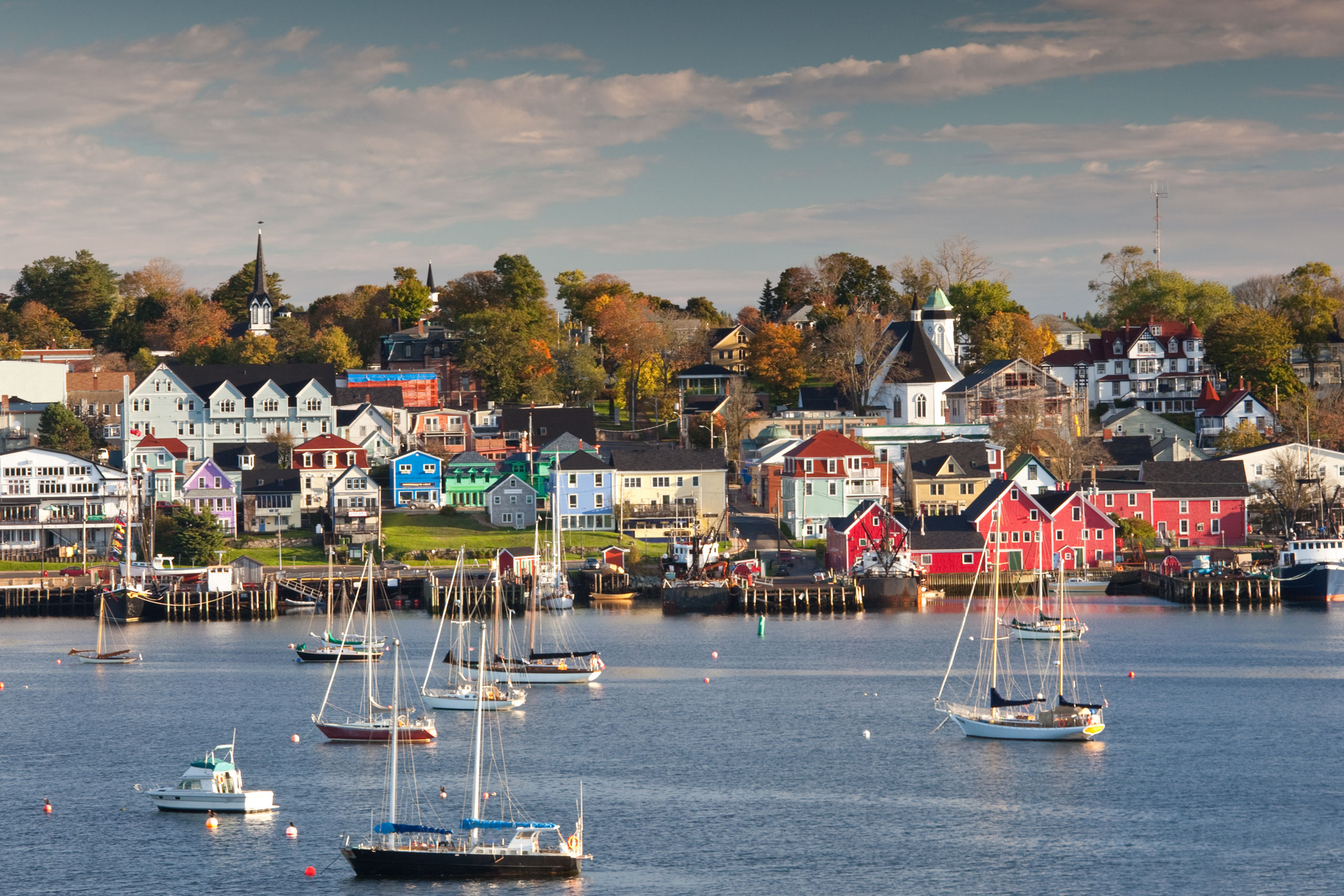 Boats Lunenburg Harbor Nova Scotia